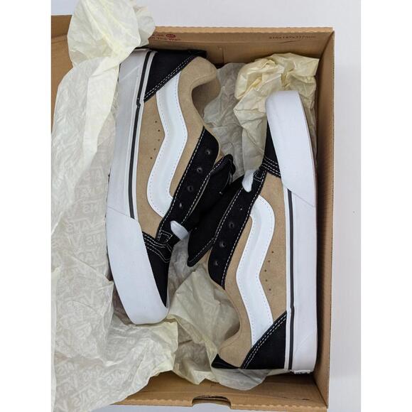 Vans Knu Skool Black Brown White Sneakers Shoes New Mens Size 4.5 / Women\'s 6 main image 8